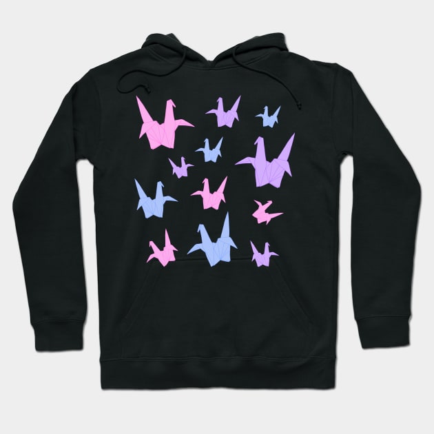 Cranes Hoodie by inparentheses